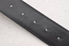 Authentic VERSACE Medusa Motif Belt Leather Size 75cm 29.5inches Black 2901I