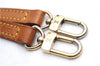 Authentic Louis Vuitton Leather Shoulder Strap Beige 46.9" LV 2902E