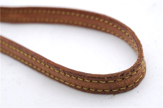 Authentic Louis Vuitton Leather Shoulder Strap Beige 46.9