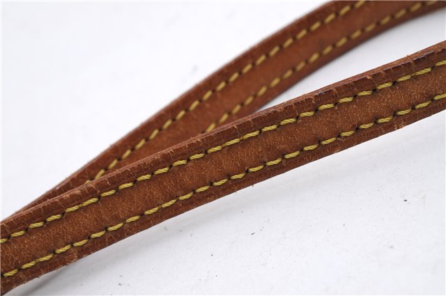 Authentic Louis Vuitton Leather Shoulder Strap Beige 46.9