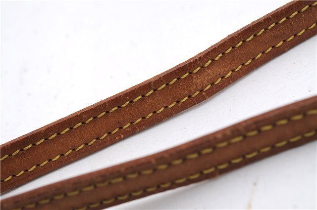 Authentic Louis Vuitton Leather Shoulder Strap Beige 46.9