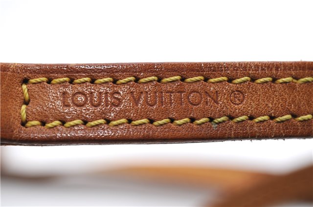 Authentic Louis Vuitton Leather Shoulder Strap Beige 46.9