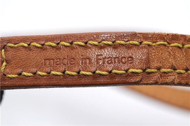 Authentic Louis Vuitton Leather Shoulder Strap Beige 46.9