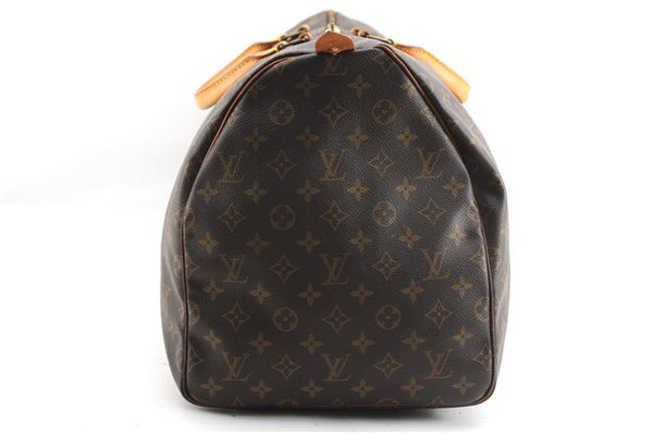 Authentic Louis Vuitton Monogram Keepall 55 Travel Boston Bag M41424 LV 2902F