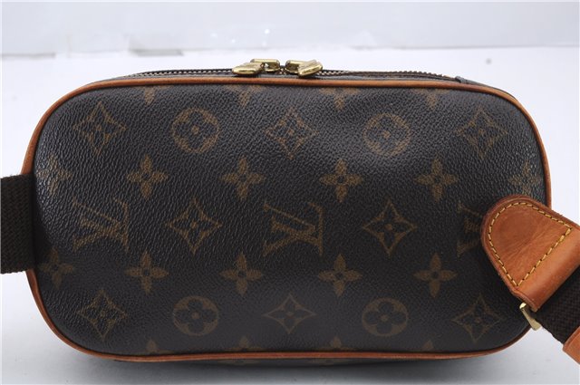 Authentic Louis Vuitton Monogram Pochette Gange Waist Waist bag M51870 LV 2903D