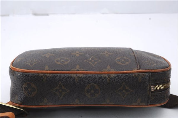 Authentic Louis Vuitton Monogram Pochette Gange Waist Waist bag M51870 LV 2903D