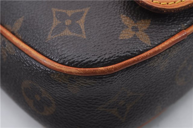 Authentic Louis Vuitton Monogram Pochette Gange Waist Waist bag M51870 LV 2903D