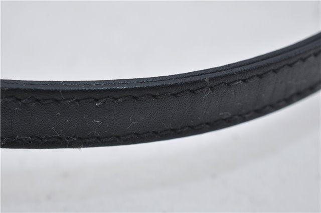 Authentic GUCCI Micro GG PVC Leather Shoulder Cross Body Bag Purse Navy 2903E