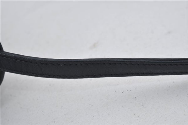 Authentic GUCCI Micro GG PVC Leather Shoulder Cross Body Bag Purse Navy 2903E