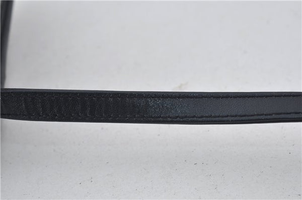 Authentic GUCCI Micro GG PVC Leather Shoulder Cross Body Bag Purse Navy 2903E