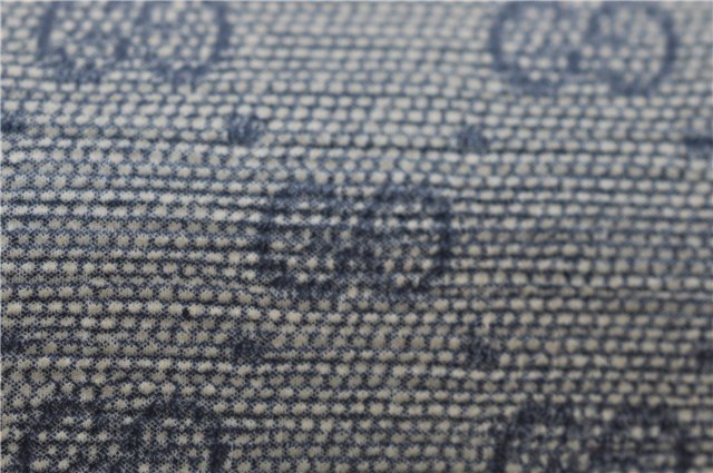 Authentic GUCCI Micro GG PVC Leather Shoulder Cross Body Bag Purse Navy 2903E