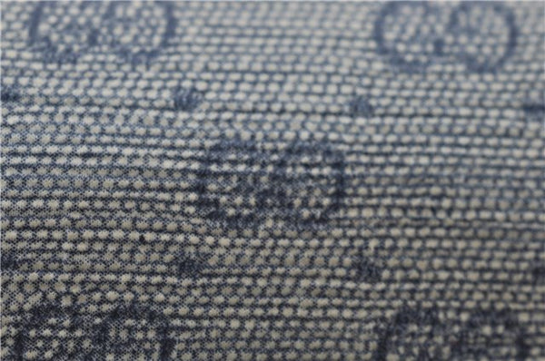 Authentic GUCCI Micro GG PVC Leather Shoulder Cross Body Bag Purse Navy 2903E