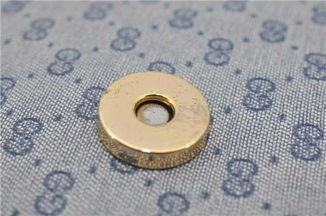 Authentic GUCCI Micro GG PVC Leather Shoulder Cross Body Bag Purse Navy 2903E