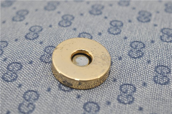 Authentic GUCCI Micro GG PVC Leather Shoulder Cross Body Bag Purse Navy 2903E