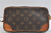 Auth Louis Vuitton Monogram Marly Dragonne PM Clutch Hand Bag M51827 LV 2904D