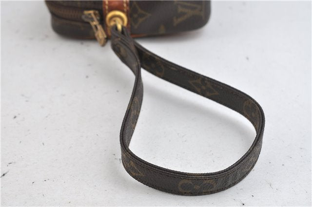 Auth Louis Vuitton Monogram Marly Dragonne PM Clutch Hand Bag M51827 LV 2904D