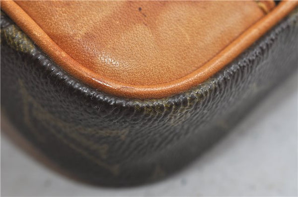 Auth Louis Vuitton Monogram Marly Dragonne PM Clutch Hand Bag M51827 LV 2904D