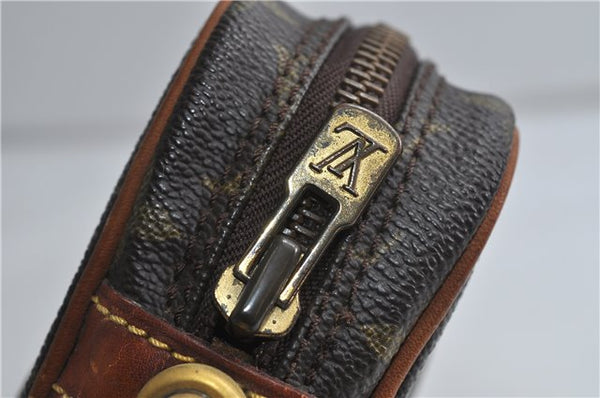 Auth Louis Vuitton Monogram Marly Dragonne PM Clutch Hand Bag M51827 LV 2904D