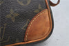 Auth Louis Vuitton Monogram Marly Dragonne PM Clutch Hand Bag M51827 LV 2904D