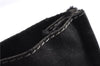 Authentic HERMES Deauville PM Hand Tote Bag Purse Canvas Black 2904E