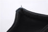 Authentic HERMES Deauville PM Hand Tote Bag Purse Canvas Black 2904E