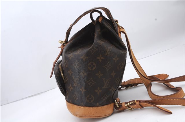 Authentic Louis Vuitton Monogram Montsouris MM Backpack M51136 LV 2905D