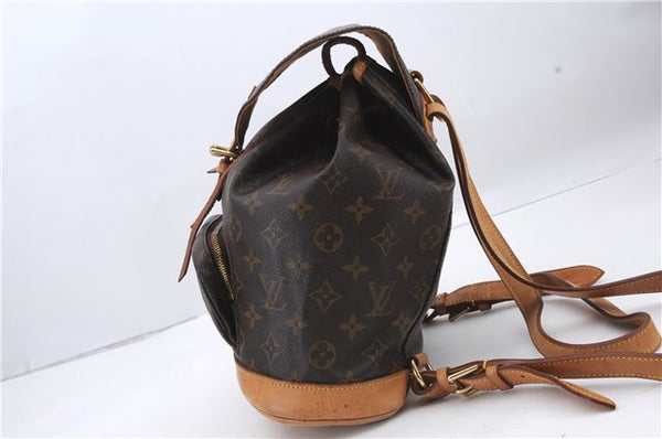 Authentic Louis Vuitton Monogram Montsouris MM Backpack M51136 LV 2905D
