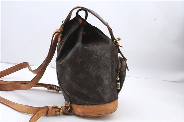 Authentic Louis Vuitton Monogram Montsouris MM Backpack M51136 LV 2905D