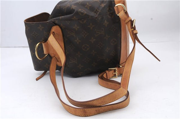Authentic Louis Vuitton Monogram Montsouris MM Backpack M51136 LV 2905D