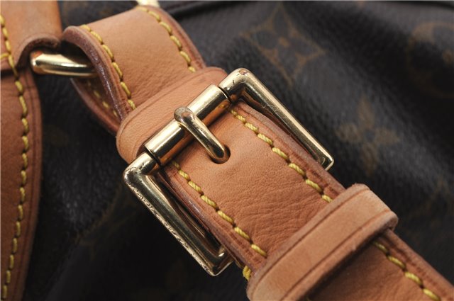 Authentic Louis Vuitton Monogram Montsouris MM Backpack M51136 LV 2905D