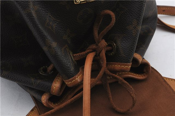 Authentic Louis Vuitton Monogram Montsouris MM Backpack M51136 LV 2905D