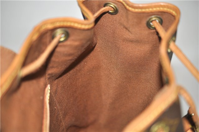 Authentic Louis Vuitton Monogram Montsouris MM Backpack M51136 LV 2905D