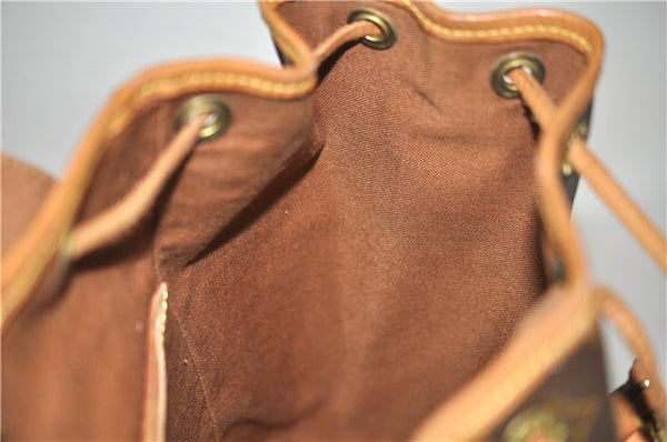Authentic Louis Vuitton Monogram Montsouris MM Backpack M51136 LV 2905D