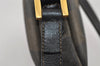 Authentic FENDI Pequin Check Shoulder Cross Bag PVC Leather Brown Black 2905I