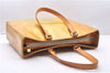 Authentic Louis Vuitton Vernis Columbus Shoulder Tote Bag Yellow M91028 LV 2906E