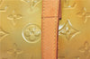 Authentic Louis Vuitton Vernis Columbus Shoulder Tote Bag Yellow M91028 LV 2906E