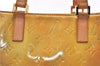 Authentic Louis Vuitton Vernis Columbus Shoulder Tote Bag Yellow M91028 LV 2906E