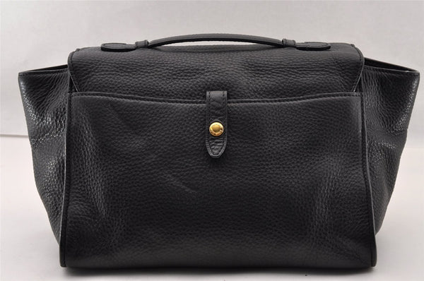 Authentic PRADA Leather Nappa 2Way Shoulder Cross Body Hand Bag Black 2906I