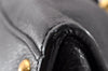 Authentic PRADA Leather Nappa 2Way Shoulder Cross Body Hand Bag Black 2906I
