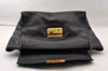 Authentic PRADA Leather Nappa 2Way Shoulder Cross Body Hand Bag Black 2906I