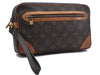 Auth Louis Vuitton Monogram Marly Dragonne GM Clutch Hand Bag M51825 LV 2909D