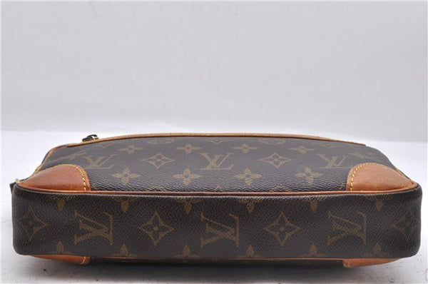Auth Louis Vuitton Monogram Marly Dragonne GM Clutch Hand Bag M51825 LV 2909D
