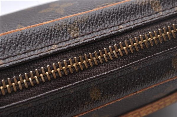 Auth Louis Vuitton Monogram Marly Dragonne GM Clutch Hand Bag M51825 LV 2909D