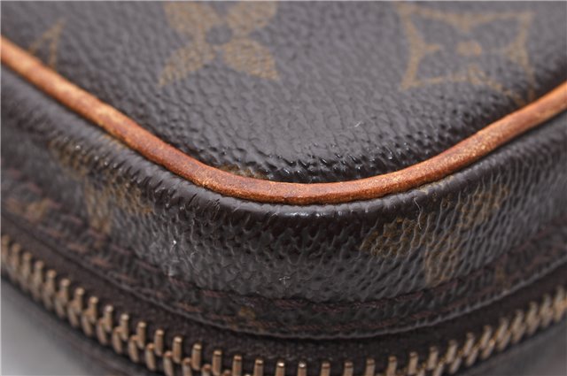 Auth Louis Vuitton Monogram Marly Dragonne GM Clutch Hand Bag M51825 LV 2909D