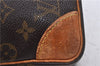 Auth Louis Vuitton Monogram Marly Dragonne GM Clutch Hand Bag M51825 LV 2909D