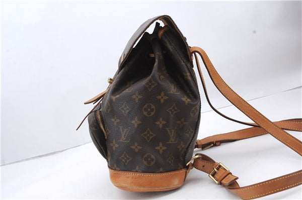 Authentic Louis Vuitton Monogram Montsouris MM Backpack M51136 LV 2911D
