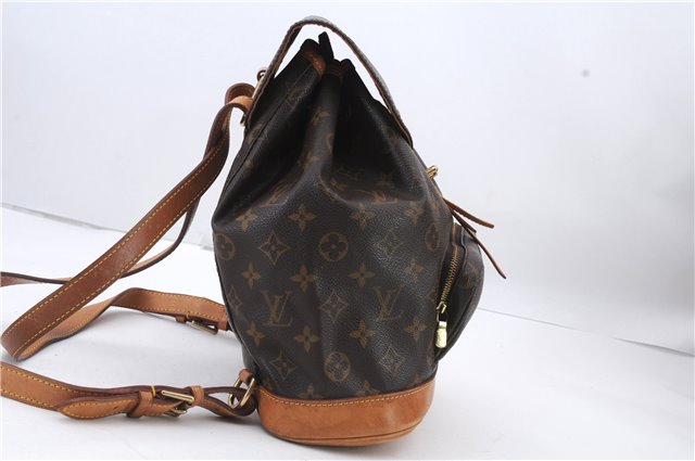 Authentic Louis Vuitton Monogram Montsouris MM Backpack M51136 LV 2911D