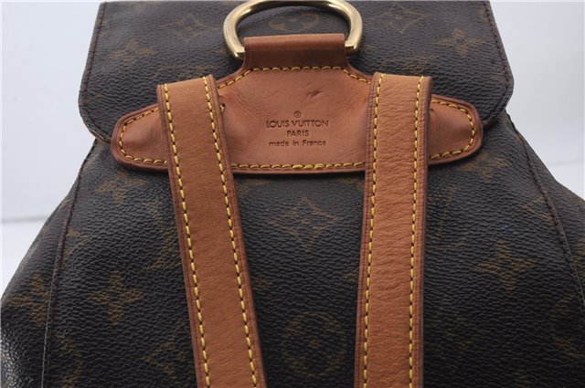Authentic Louis Vuitton Monogram Montsouris MM Backpack M51136 LV 2911D