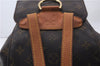 Authentic Louis Vuitton Monogram Montsouris MM Backpack M51136 LV 2911D