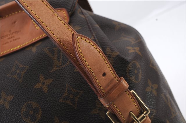 Authentic Louis Vuitton Monogram Montsouris MM Backpack M51136 LV 2911D